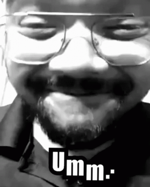 Umm Man With Eyeglasses GIF