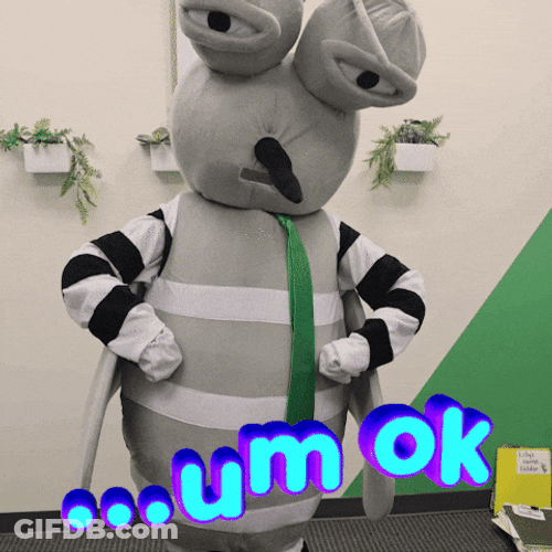 Umm Ok Mosquito Mascot GIF