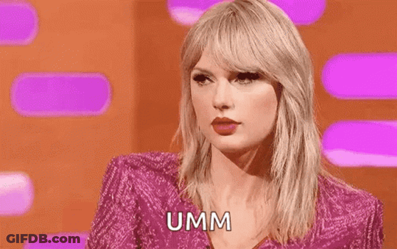 Umm Taylor Swift Confused GIF