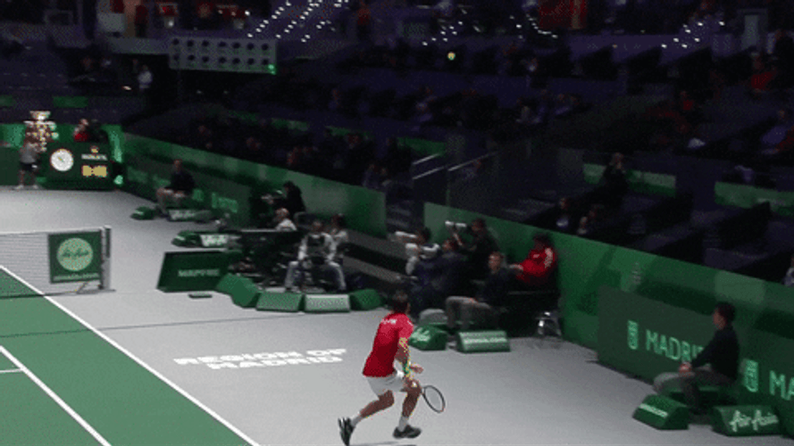 Umpire Dodges Croatia Player GIF