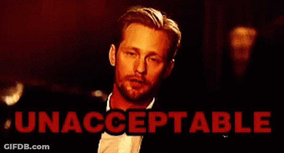Unacceptable Alexander Skarsgard Actor GIF