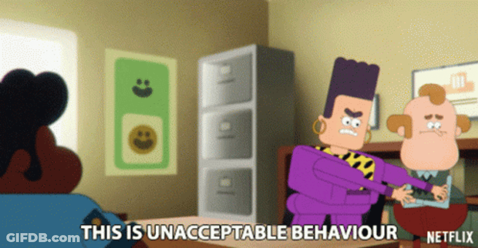 Unacceptable Behavior Pinky Malinky GIF