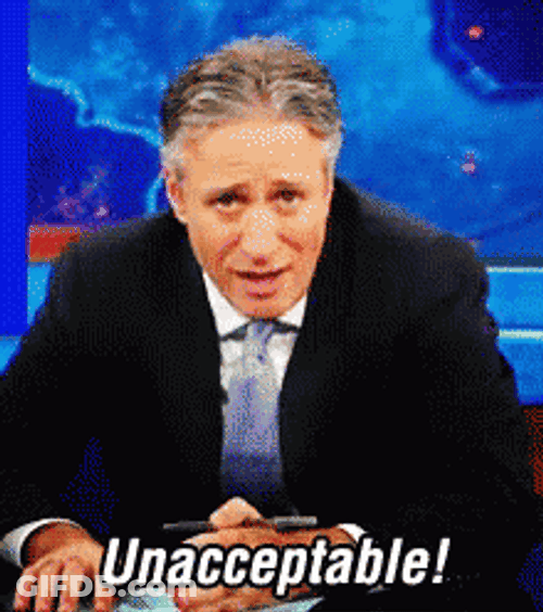 Unacceptable Jon Stewart Host GIF
