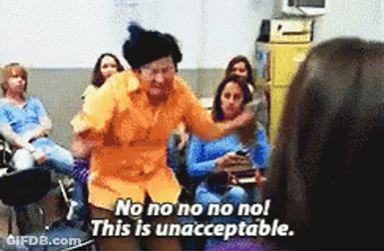 Unacceptable Ken Jeong Senior Tantrum GIF