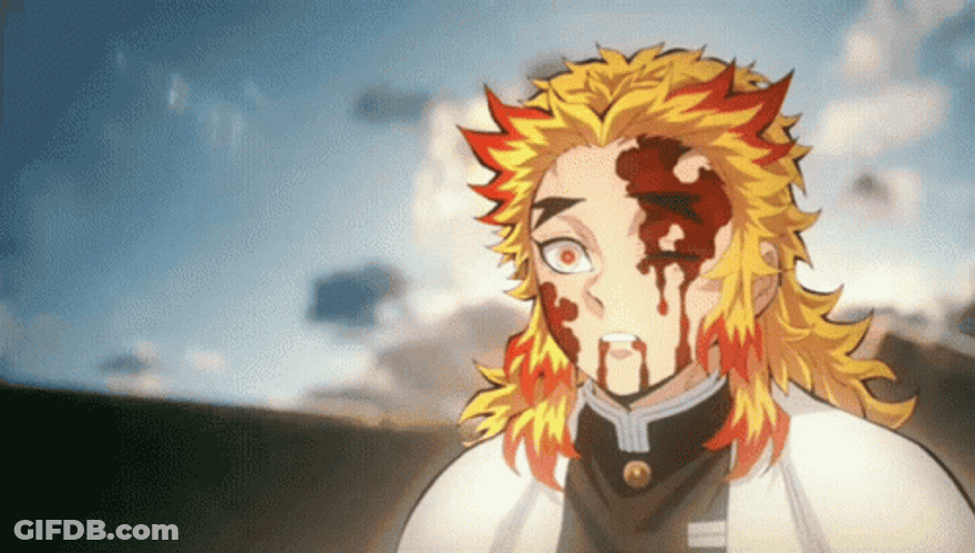 Unacceptable Rengoku Death GIF