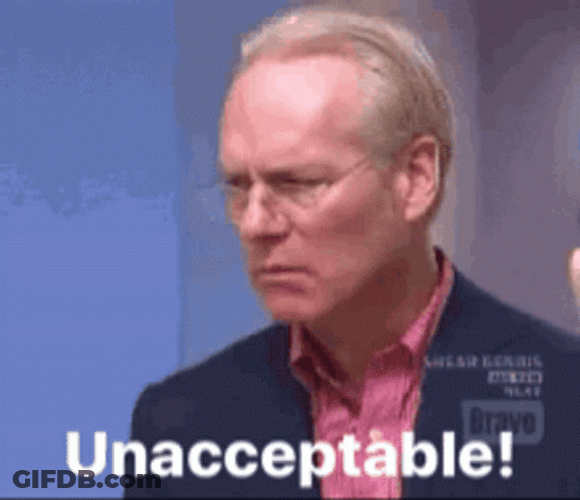 Unacceptable Tim Gunn Disappointed GIF