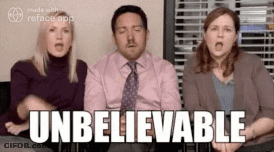 Unbelievable The Office Angela Oscar Pam GIF