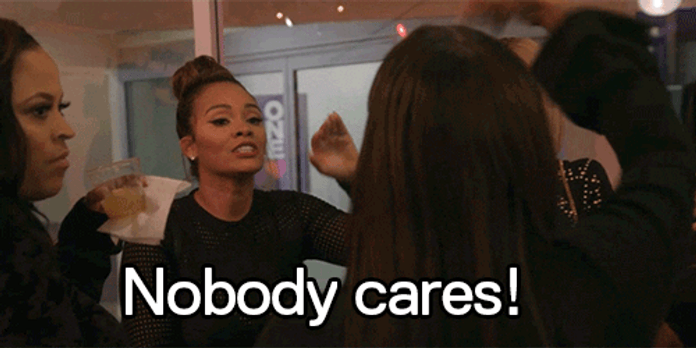 Unbothered Evelyn Lozada Nobody Cares GIF