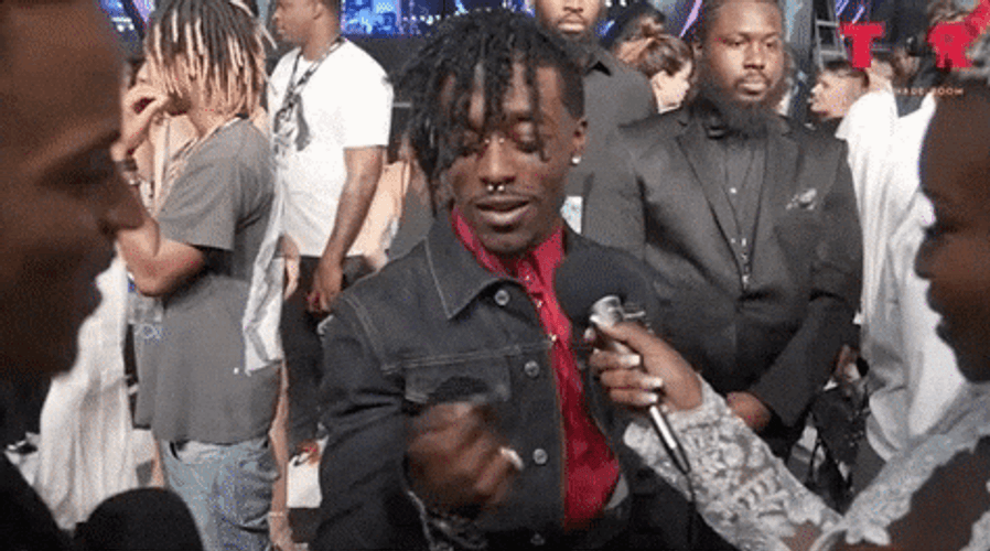 Unbothered Lil Uzi Vert Ignore Reporter GIF