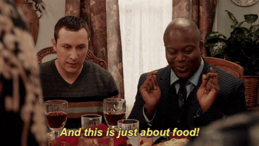 Unbreakable Kimmy Schmidt Eating Food Scene GIF
