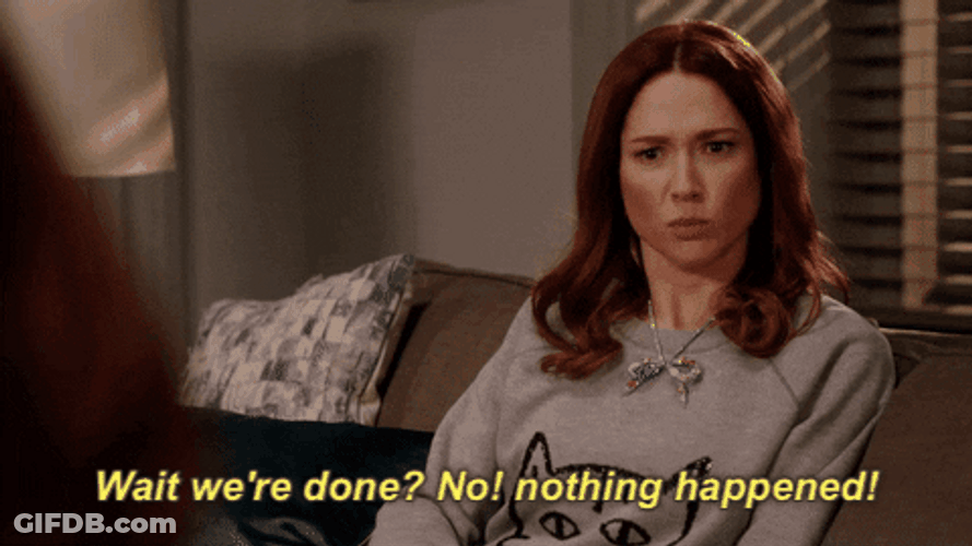Unbreakable Kimmy Schmidt Nothing Happened GIF