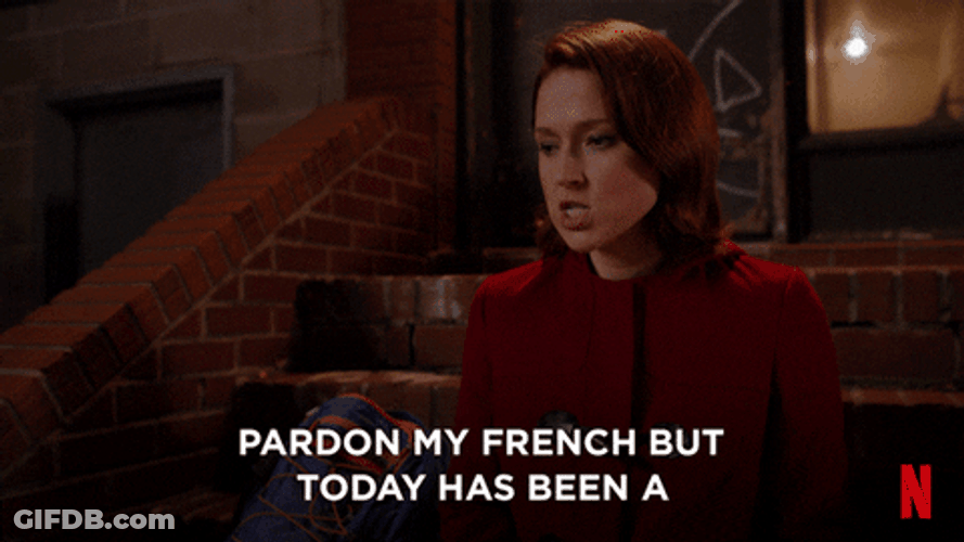 Unbreakable Kimmy Schmidt Pardon My French GIF