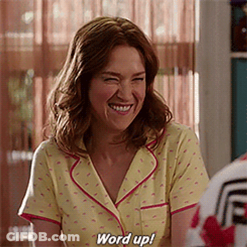 Unbreakable Kimmy Schmidt Word GIF