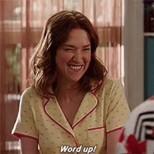 Unbreakable Kimmy Schmidt Word Up GIF