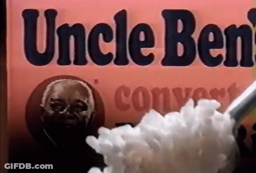 Uncle Ben's Cereal Pouring Cotton Swabs GIF
