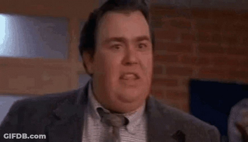 Uncle Buck Ranting At Old Lady GIF