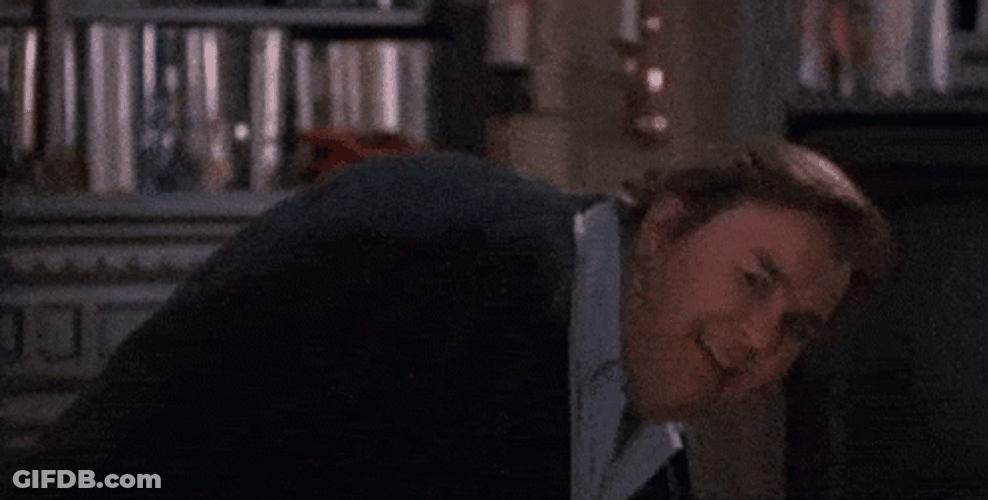 Uncle Buck Smiling Happily GIF