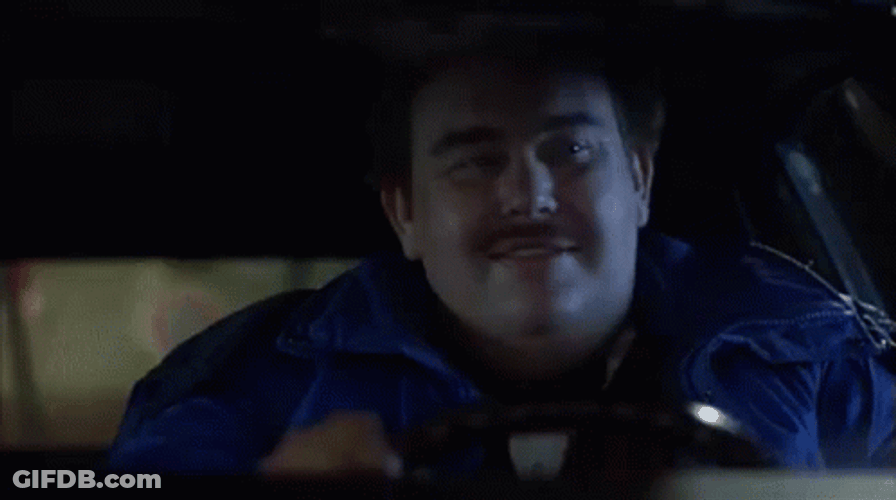 Uncle Buck Tongue Out Car Dance GIF