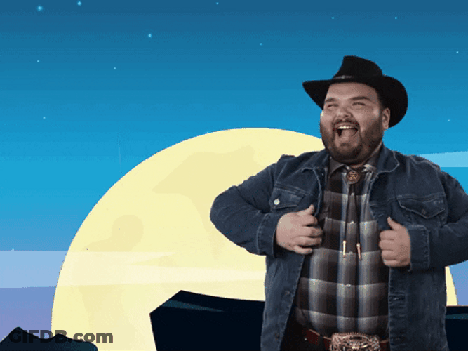 Uncle Howdy Big Moon Behind GIF