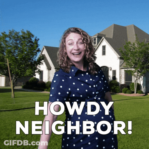 Uncle Howdy Neighbor Waving GIF