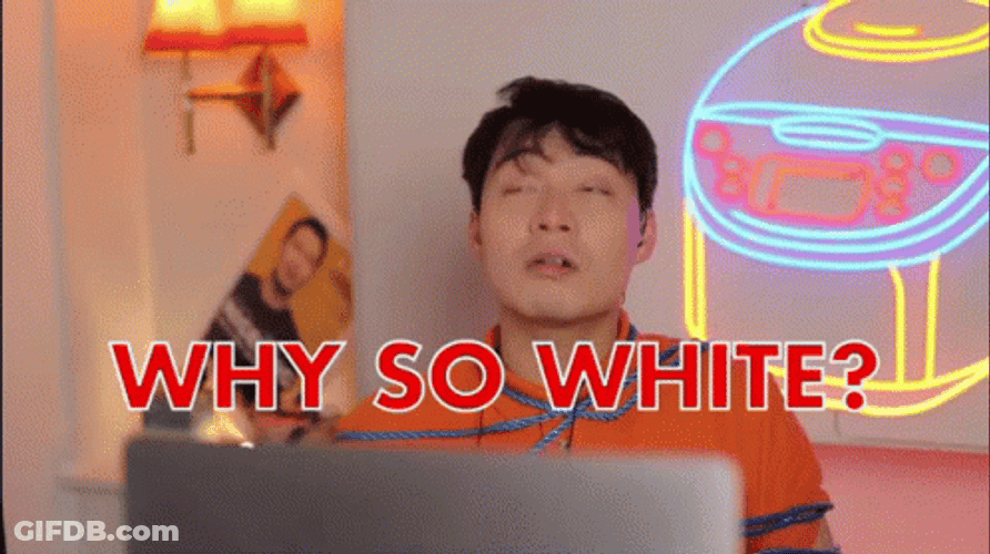 Uncle Roger Why So White GIF