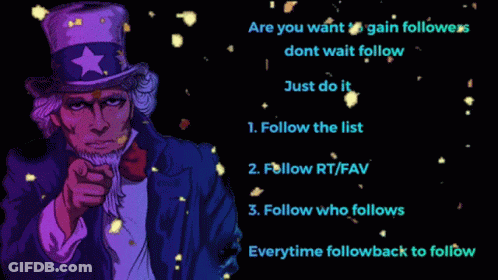 Uncle Sam Pointing Follow Just Do It GIF