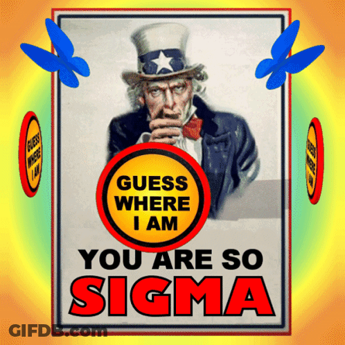 Uncle Sam Poster Guess Where I Am GIF