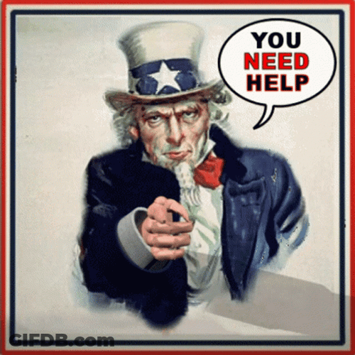 Uncle Sam Stop Get Some Help GIF