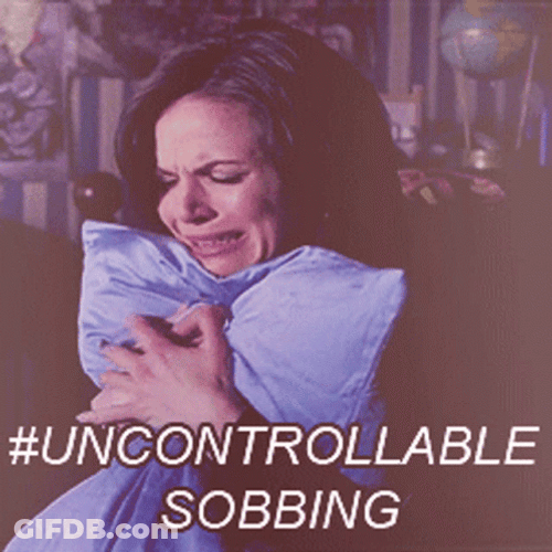 Uncontrollable Girl Sobbing Time GIF