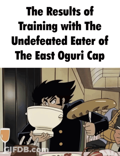 Undefeated Eater Of The East Oguri Cap Training Results GIF