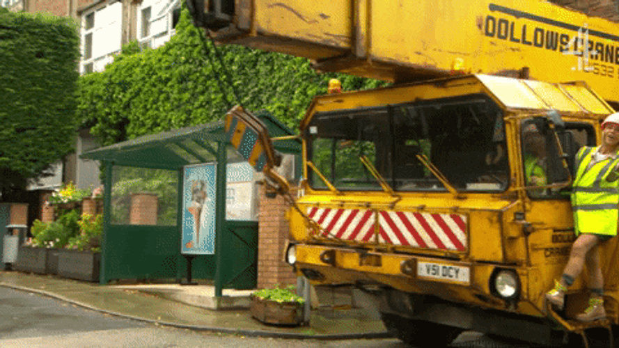 Under Construction Hot Lady Worker GIF