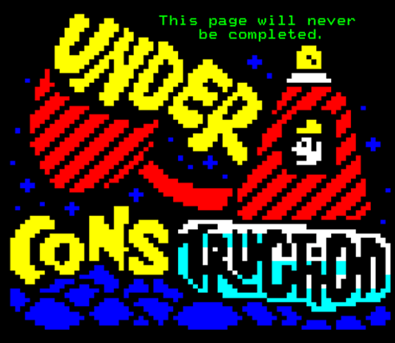 Under Construction Moving Pixel Art GIF
