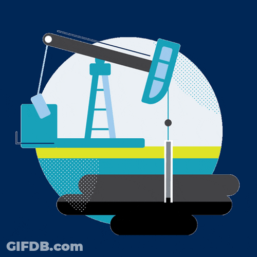 Under Sea Pumping Gas Animation GIF