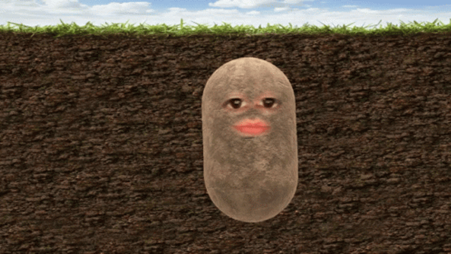Underground Potato GIF