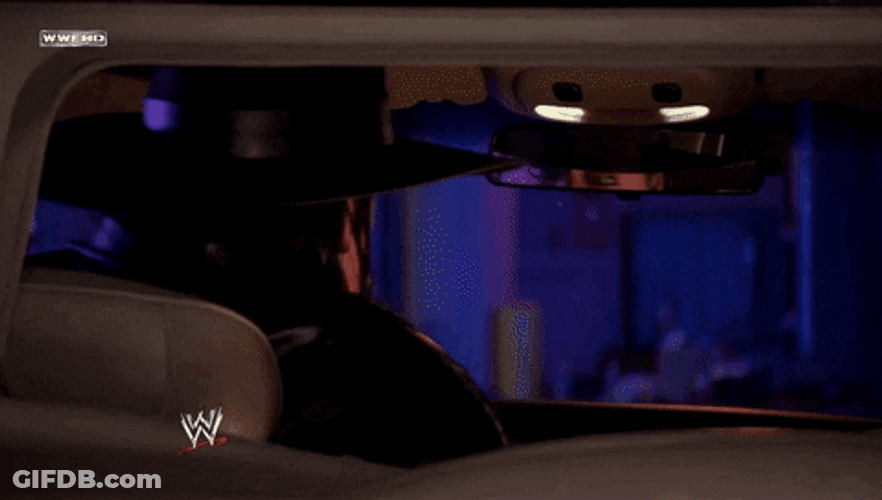 Undertaker Buckle Up Teddy GIF