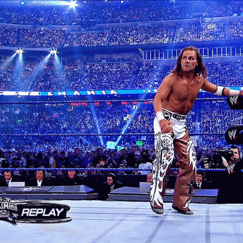 Undertaker Chokeslam Shawn Michaels GIF