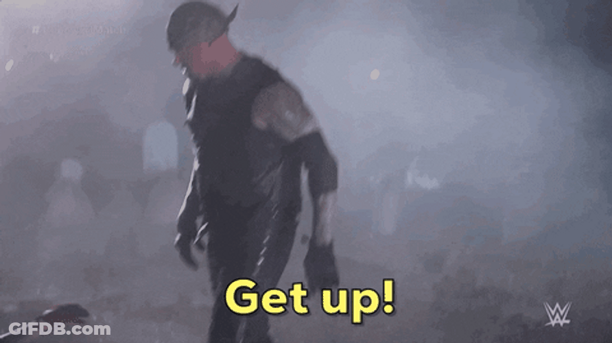 Undertaker Get Up GIF