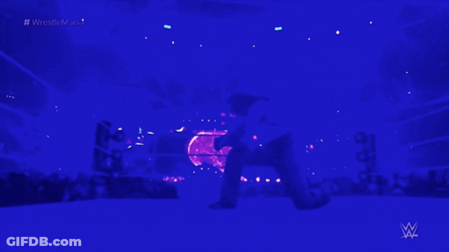 Undertaker Kneeling On Ring GIF