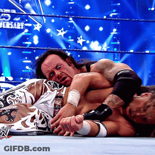 Undertaker Shocked Face GIF