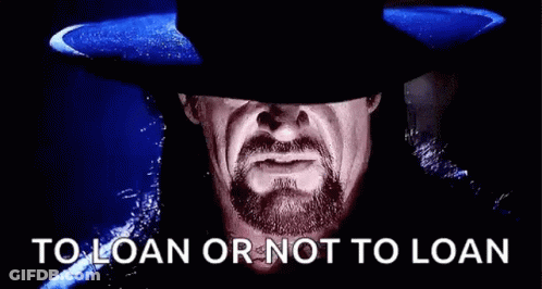 Undertaker With Hat Beard Saying Loan Or Not GIF