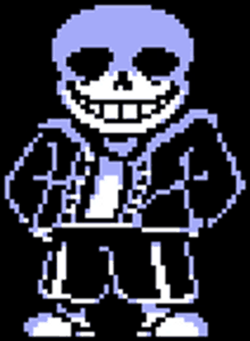 Undertale Character Sans Hands In Pocket GIF