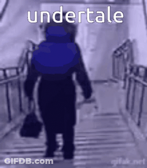 Undertale Funny Falling GIF