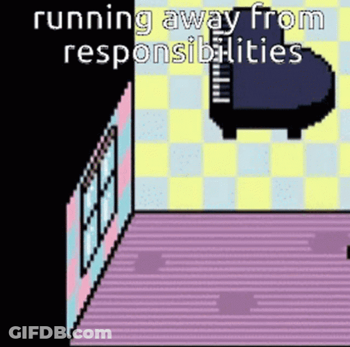 Undertale Jumping Out Window Meme GIF