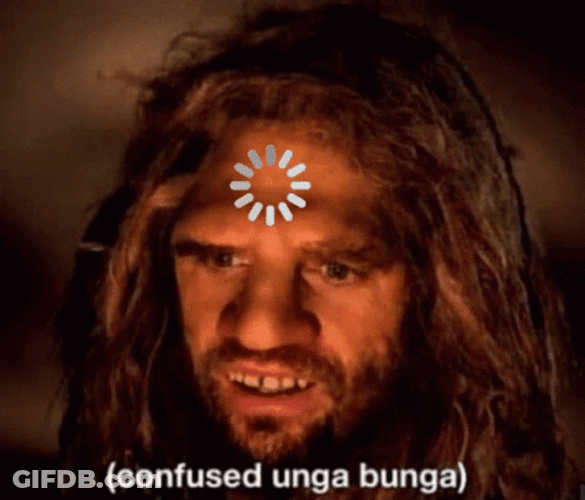 Unga Man Confusion Look GIF