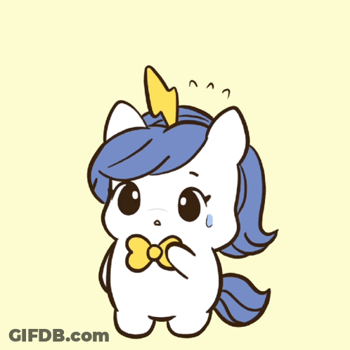 Unicorn Drawing Sorry GIF