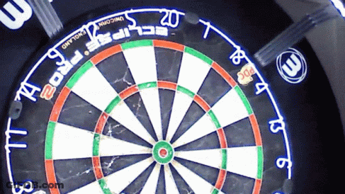 Unicorn England Dart Board GIF