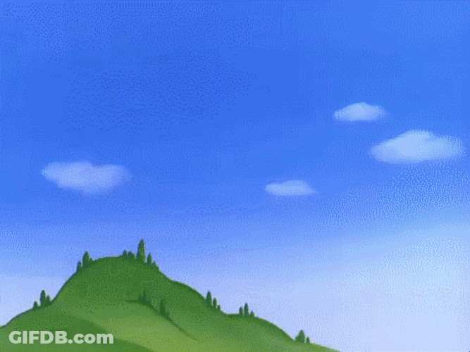 Unicorn On Rainbow Way GIF