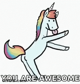 Unicorn Oof GIF