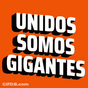 Unidos Somos Gigantes Poster GIF