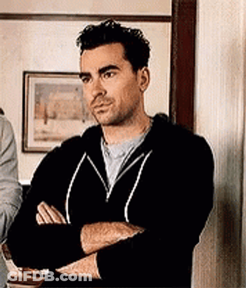 Unimpressed Guy Looking Around GIF